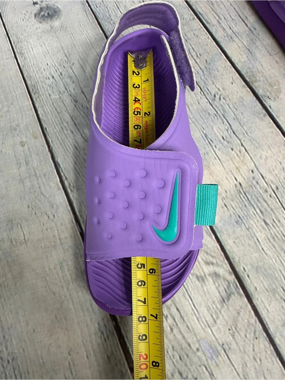 Nike Sunray purple girl sandals size 10